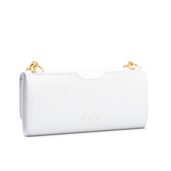 OFF-WHITE Jitney Arrow Logo Flap Wallet on Chain - Picture 6 of 7